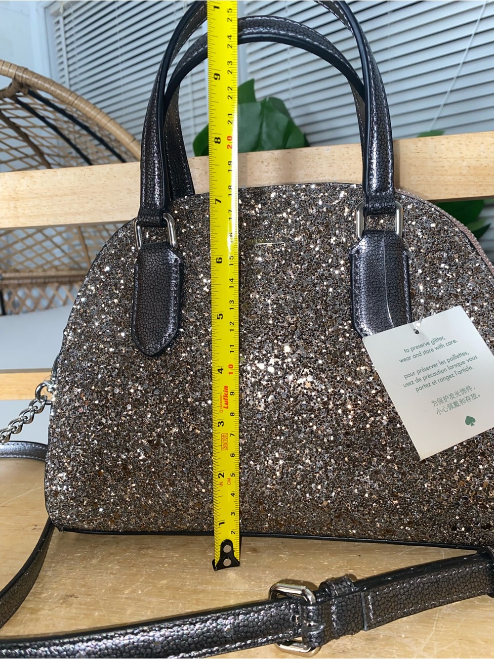 Kate Spade New York Women’s Glitter Mini Satchel Bag NWT - Picture 10 of 16